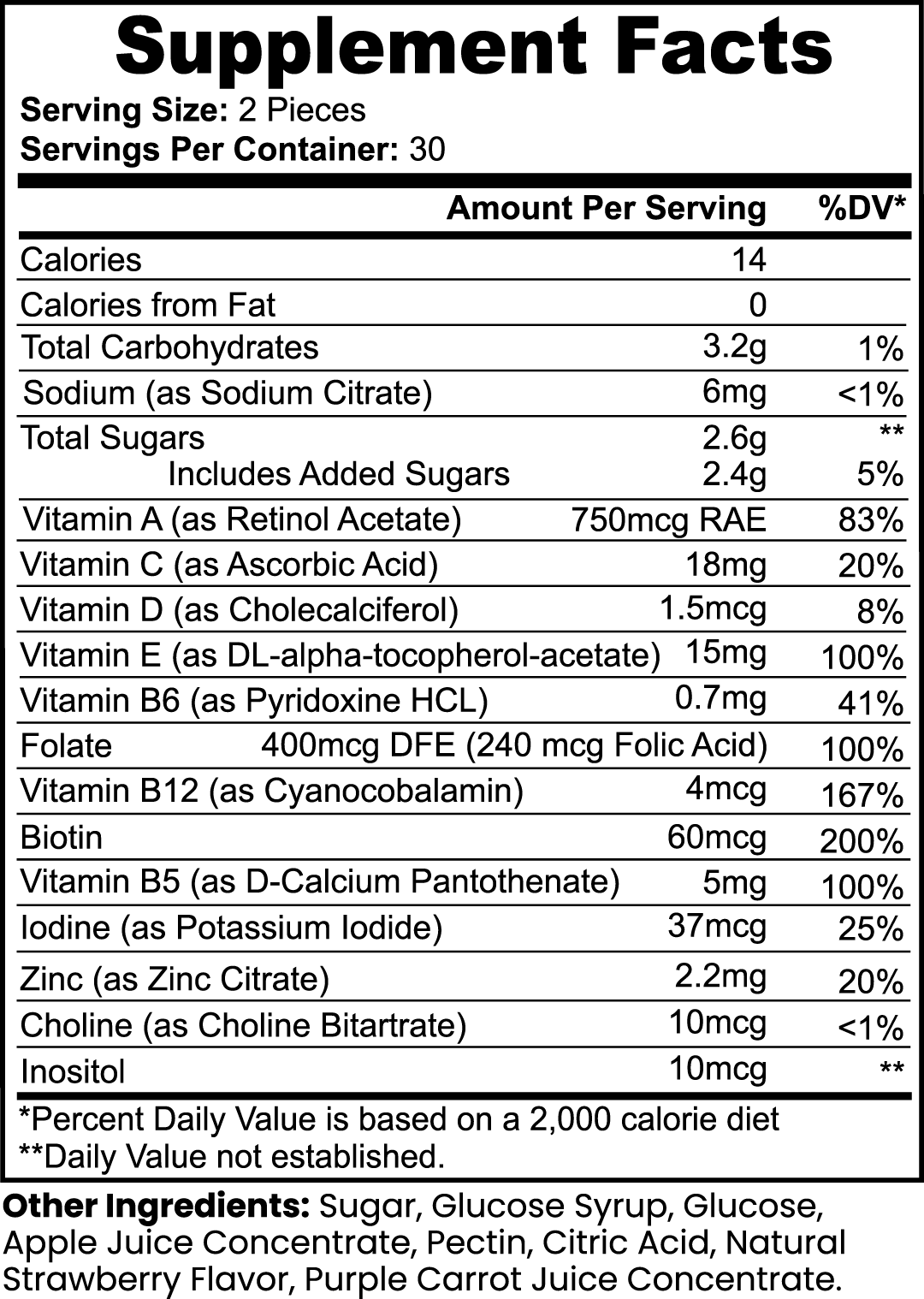 Time 2 Tango Multivitamin Bear Gummies (Adult)